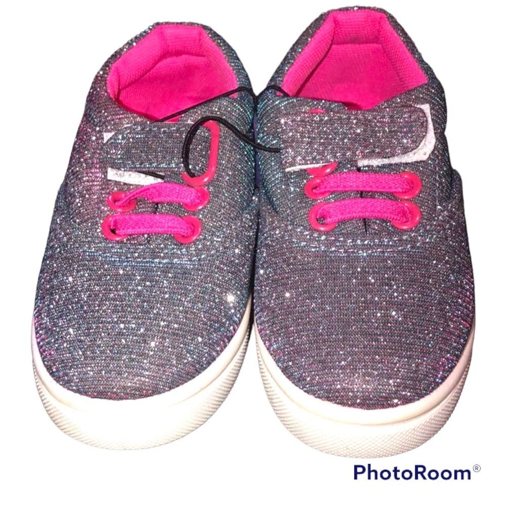 Swiggles Sz 5 Toddler Girls Charlie Sparkle Sneaker NEW NWT